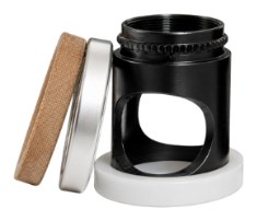 Microstop vacuum skirt with three interchangeable footpiece materials
