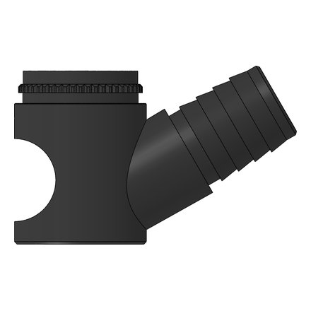Microstop vacuum skirt with large window