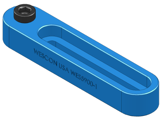 Wescon WES5900 single ended drill bar for threaded bushings
