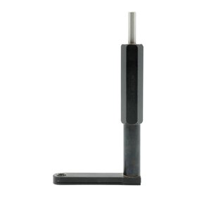 Wescon WES935 pancake drill attachment, straight, 2.29 in drill offset, long hex grip handle